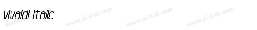 vivaldi italic字体转换